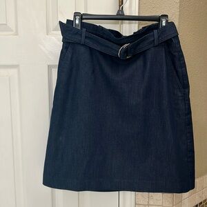 Stretch denim Ann Taylor Skirt. Size 8 TALL